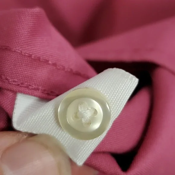 Lands End Womens Long Sleeve‎ No Iron Pinpoint Oxford Button Up Shirt Size 22W - Picture 7 of 14